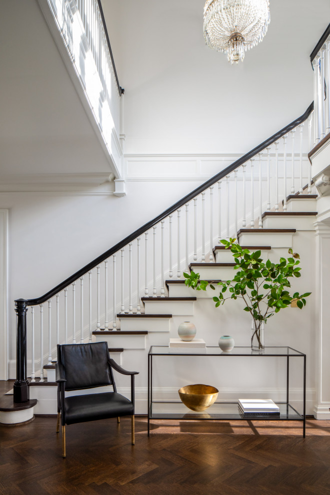 Staircase - transitional staircase idea in Portland