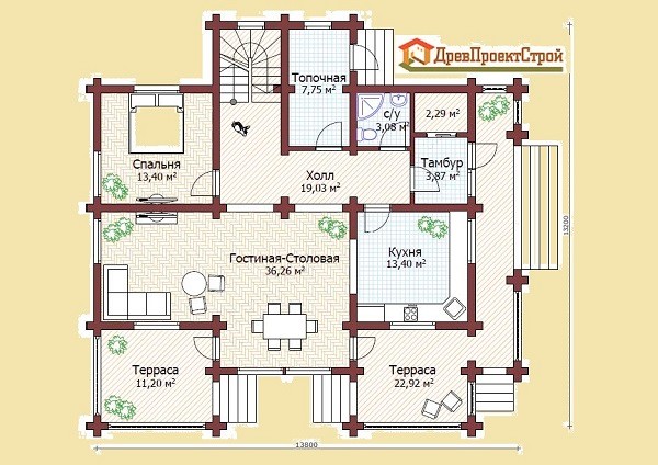 Проект дома № 46