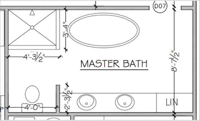 Master Bathroom Floor Plans Dimensions Flooring Ideas