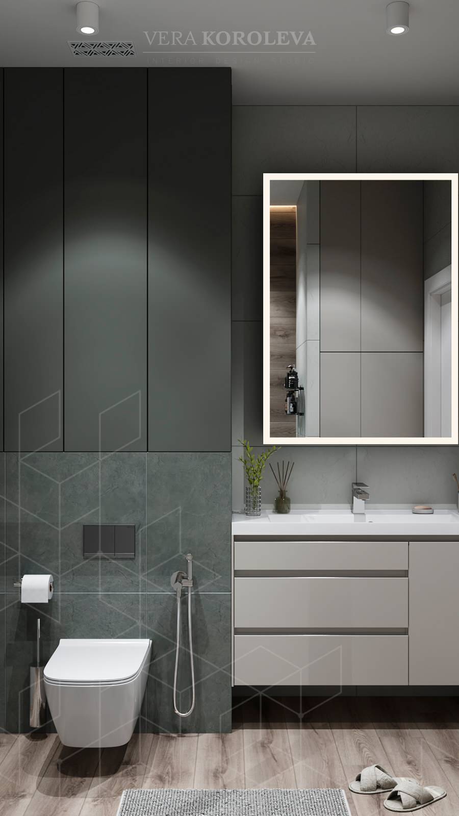 Дизайн-проект двухкомнатной квартиры в современном стиле