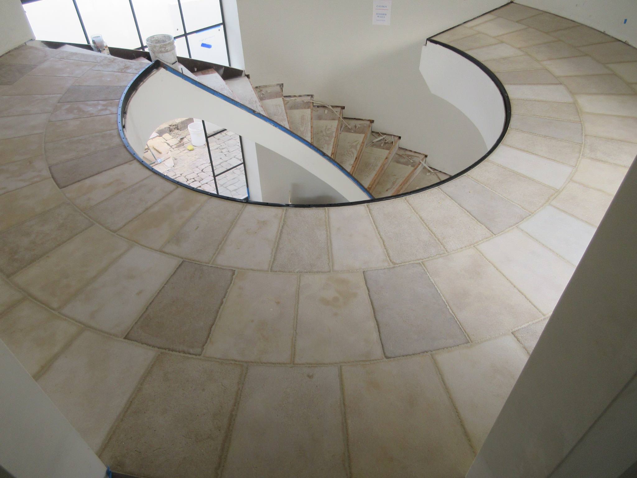 Custom Hand Cut and Chiseled Edge Limestone