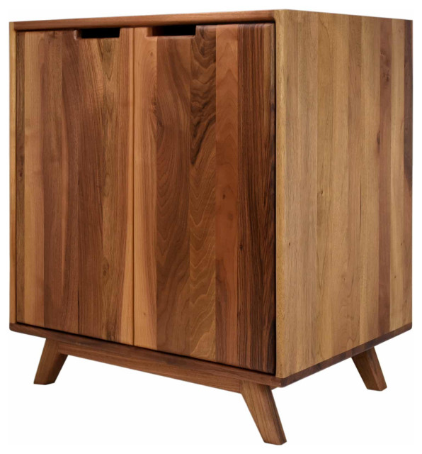 Topanga Freestanding Bathroom Vanity Base, 30" - Midcentury - Bathroom Vanities And Sink ...
