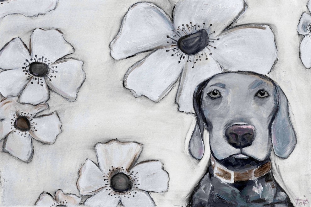 "Just in Time" Painting Print on Canvas by Tori Campisi, 18"x12