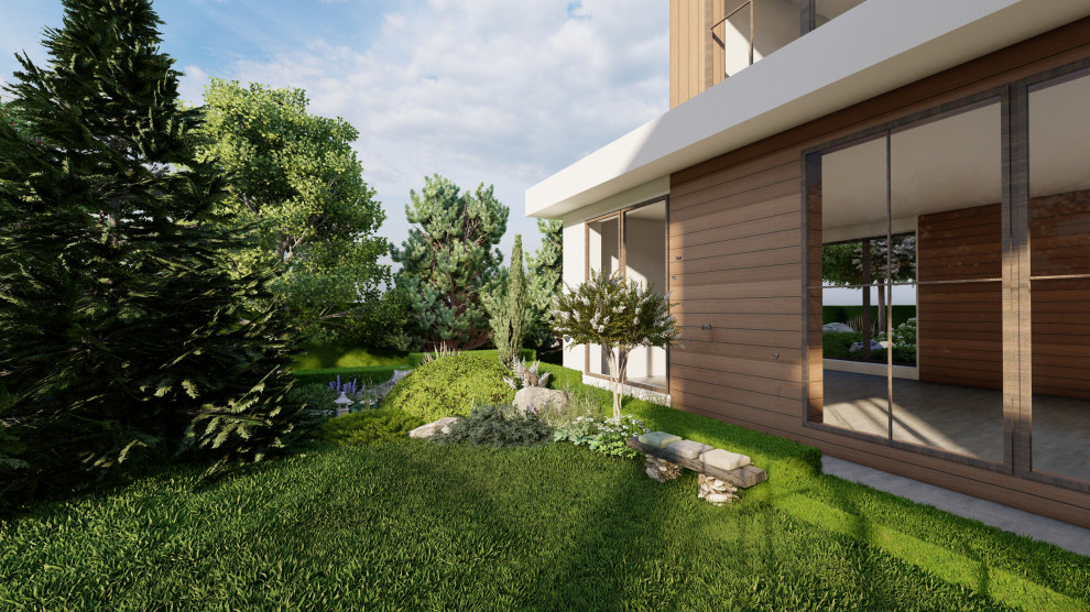 Лаконичный сад. КП Райт Вилладж