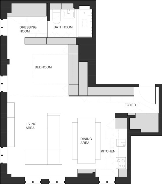 Floorplan modern-planloesning