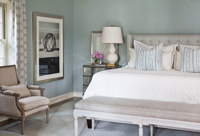 Pleasant Valley transitional-bedroom