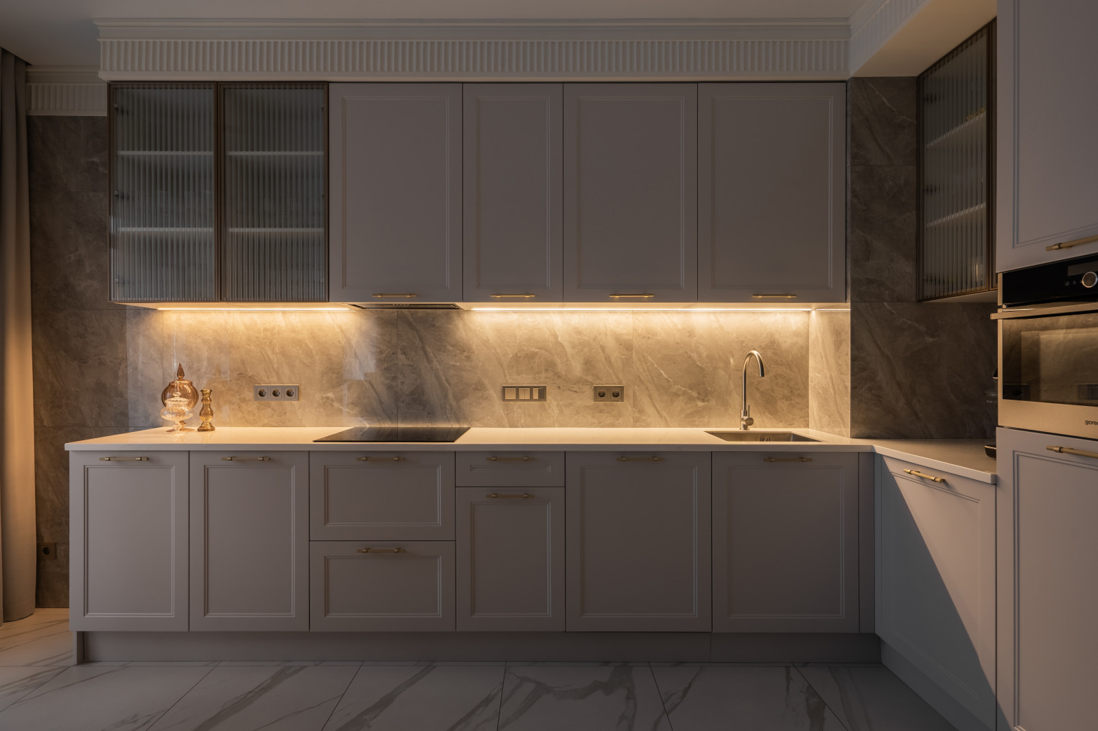 Полная меблировка квартиры в ЖК "Дом на Ярославской" дизайнер Елена Мархаюк