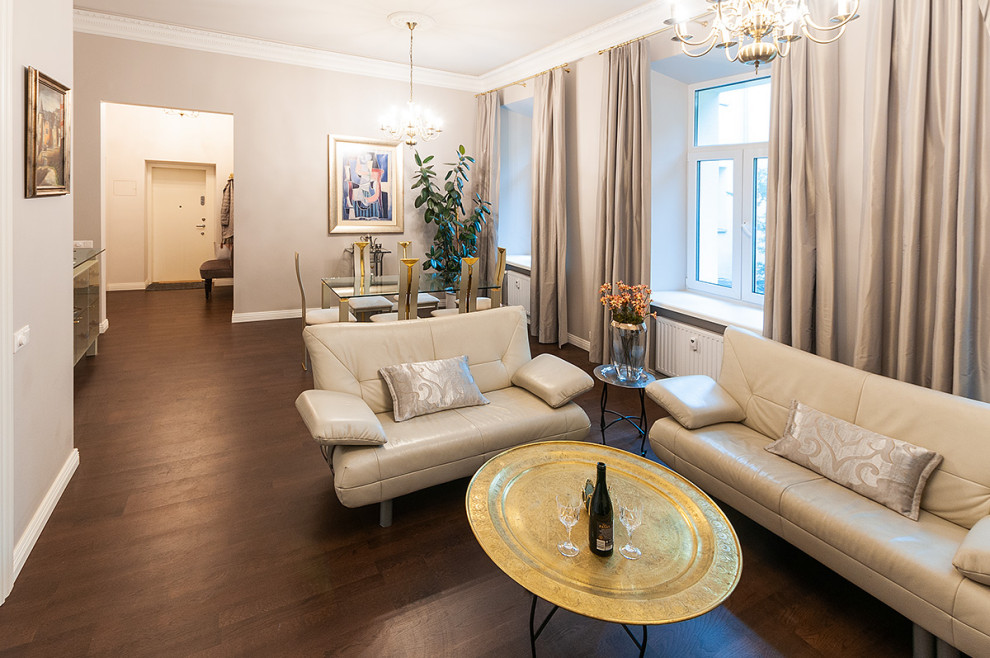 Квартира в Вильнюсе. Паркетная доска и итальянские двери