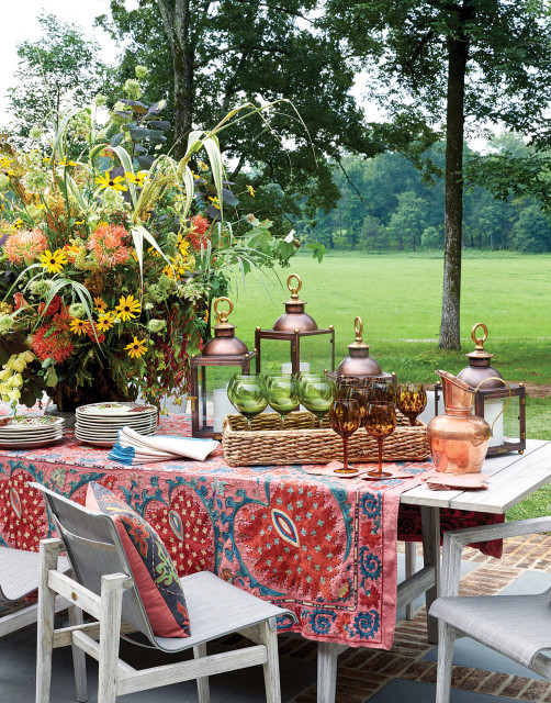 Flower Showhouse at Brierfield Farm Campagne Terrasse et Patio
