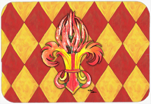 Peppers Fleur De Lis Kitchen Bath Mat 20 X30 Contemporary Peppers Fleur De Lis Kitchen Bath Mat