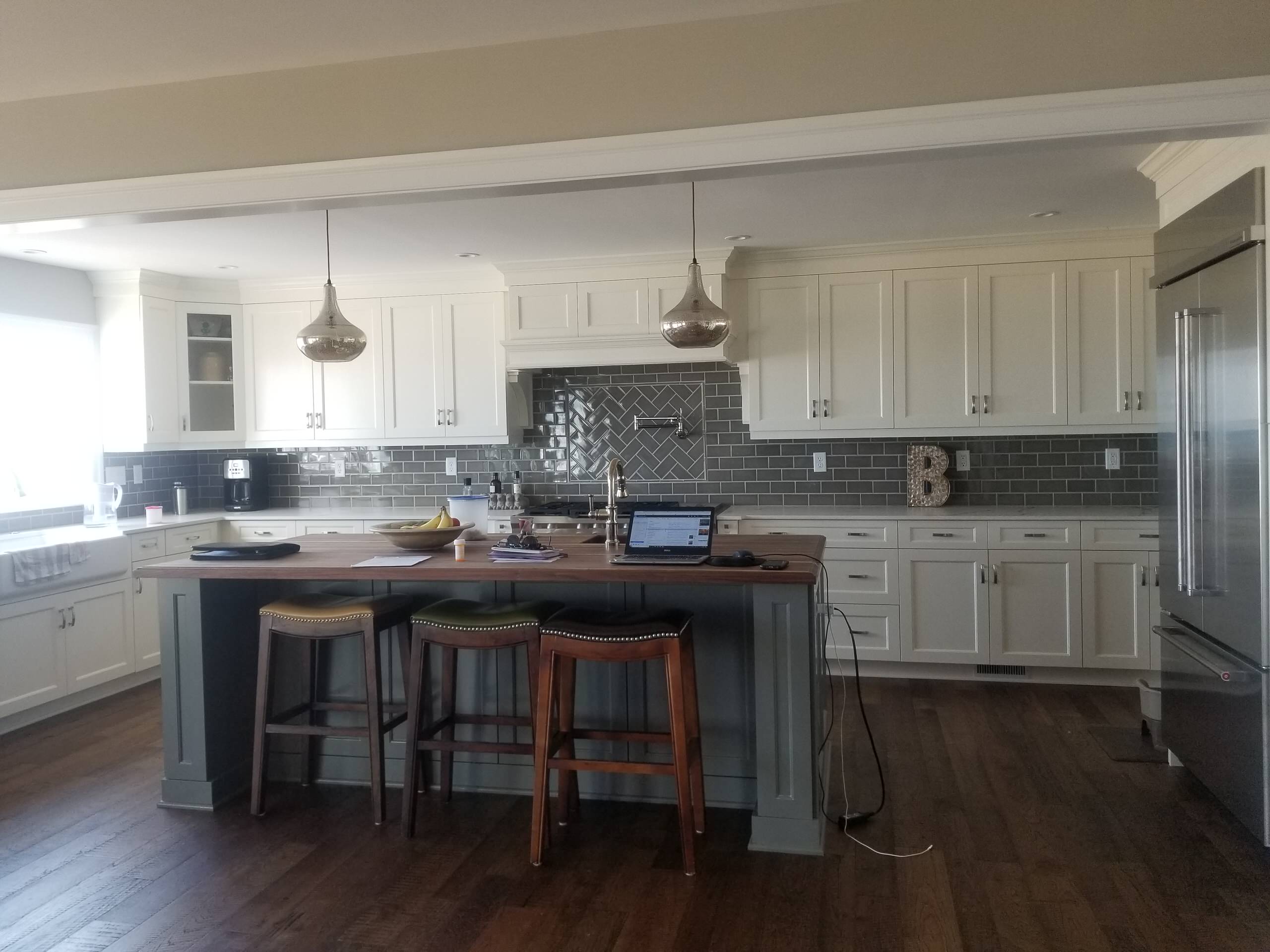 Bathroom & Kitchen White Cabinets