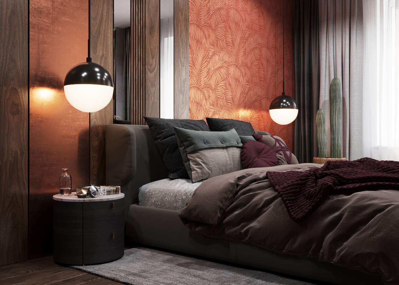 Спальня в ЖК "Бульварный переулок"