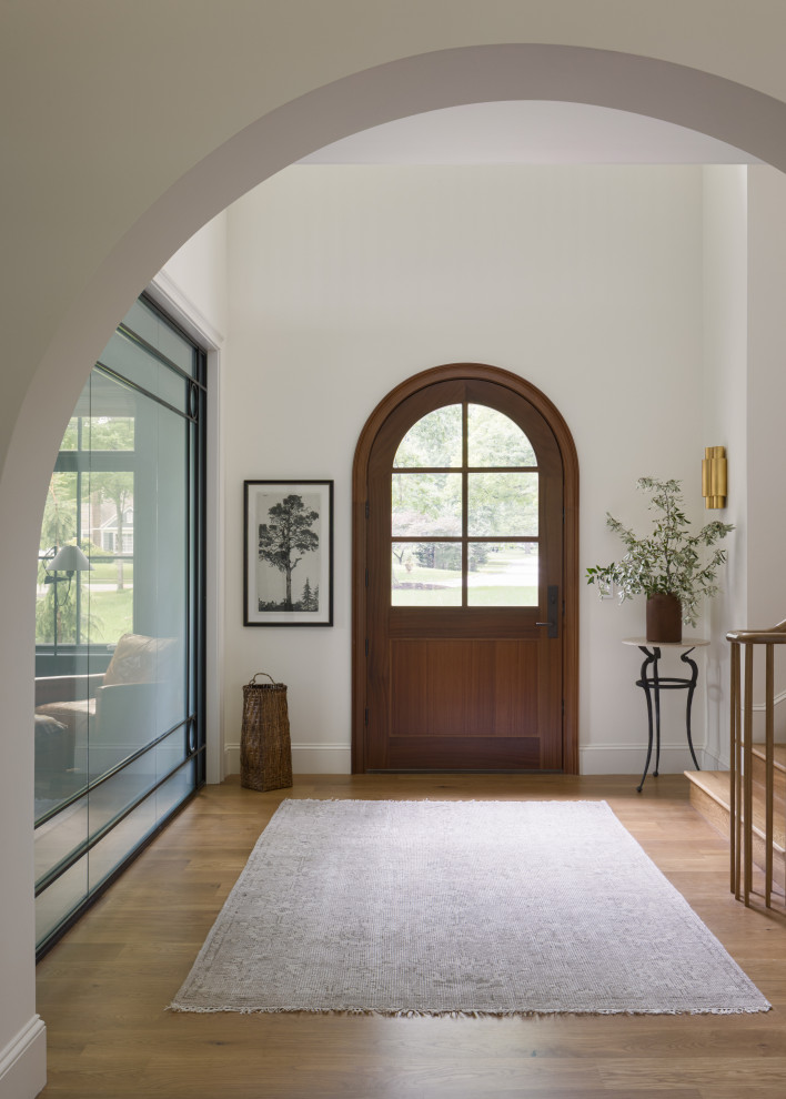 Transitional Design Entry Way Lee Boulevard - Transitional - Entry - Kansas City - by Homoly Design ...