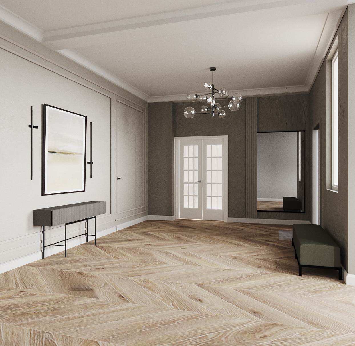 Прихожая в современногм стиле