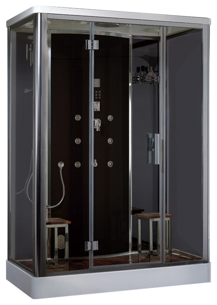 Ariel Platinum DZ956F8 Steam Shower 59x35.5x87.4 Contemporary Steam