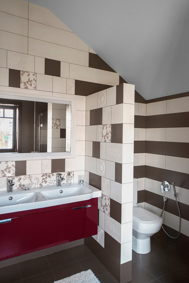 Дом из бруса в поселке Гавриково. Санузлы.