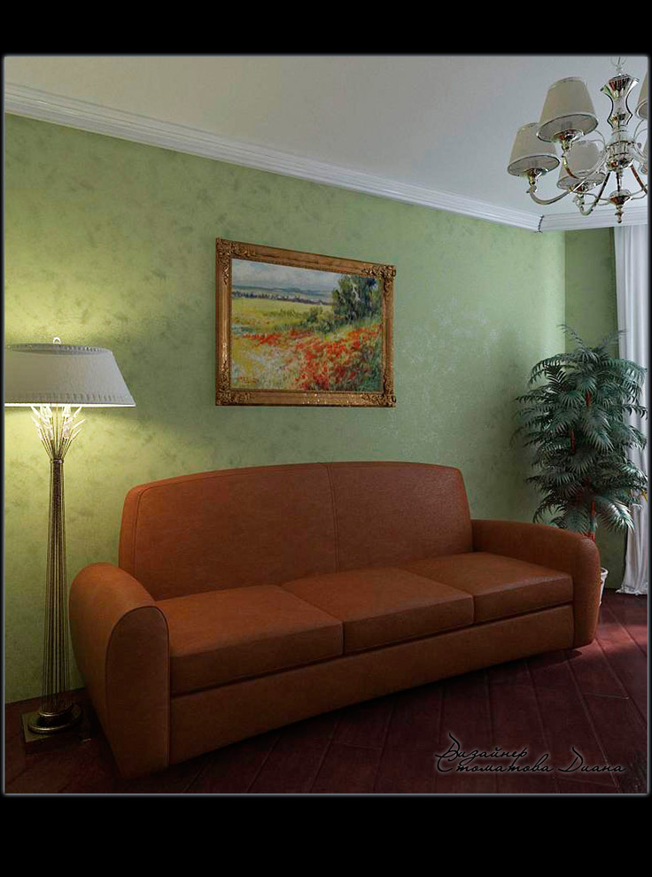 Квартира "классика в зеленом"