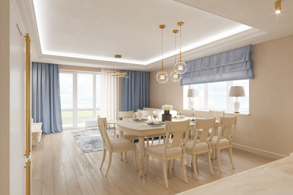 Проект квартиры "Голубая нега"