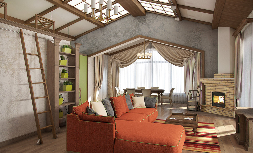 Дизайн-проект частного дома в КП Усадьба Север, пригород Екатеринбурга