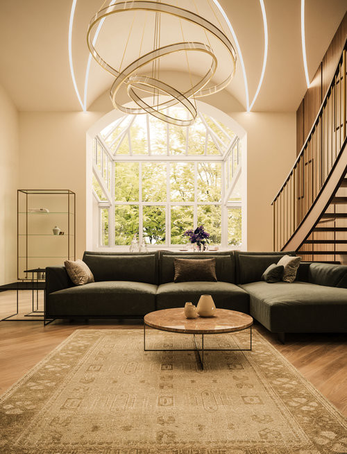 Дизайн проект двухуровневой квартиры