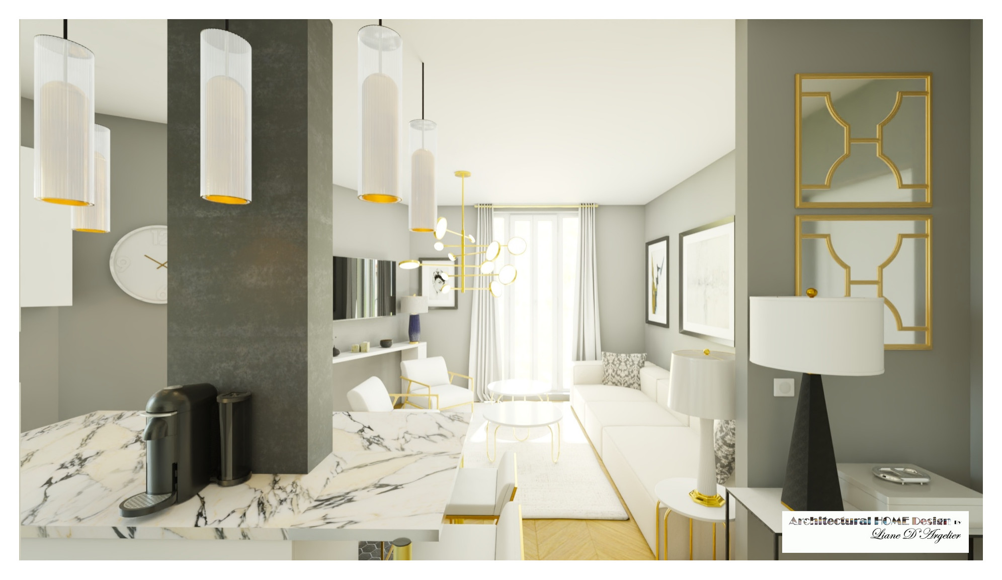 Appartement Haussmannien cœur de Nice.