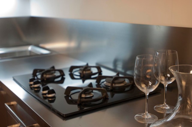 Modern steel kitchen eclectic-kitchen