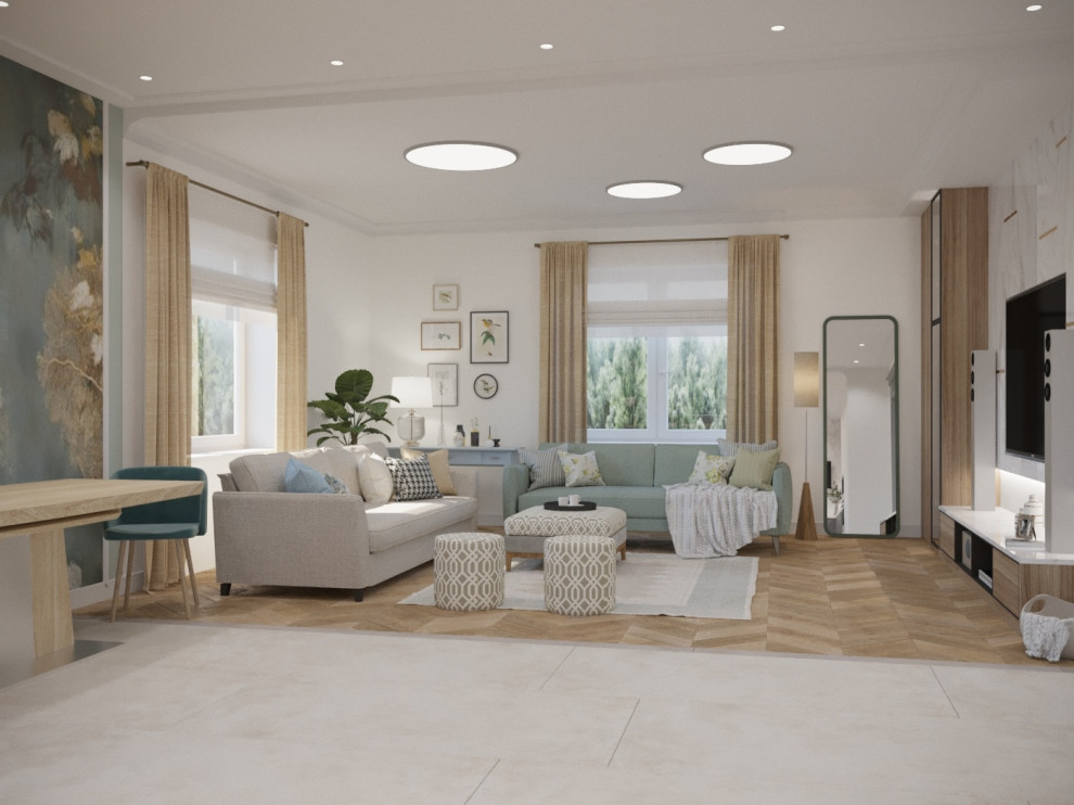 Дом с теплой, семейной атмосферой. 1 этаж