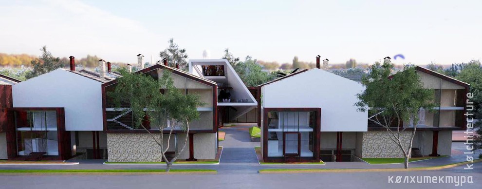 Туристический поселок. Адриатическое побережье.