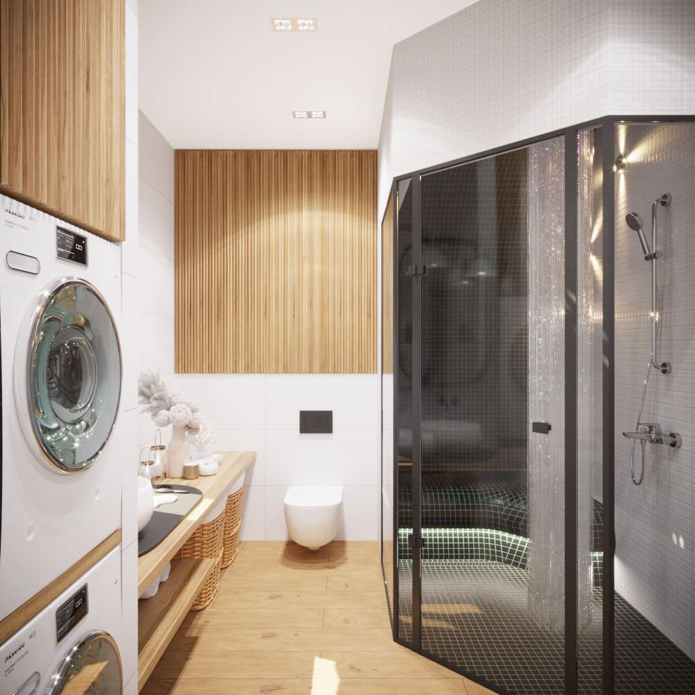 интерьер коттеджа в Подмосковье