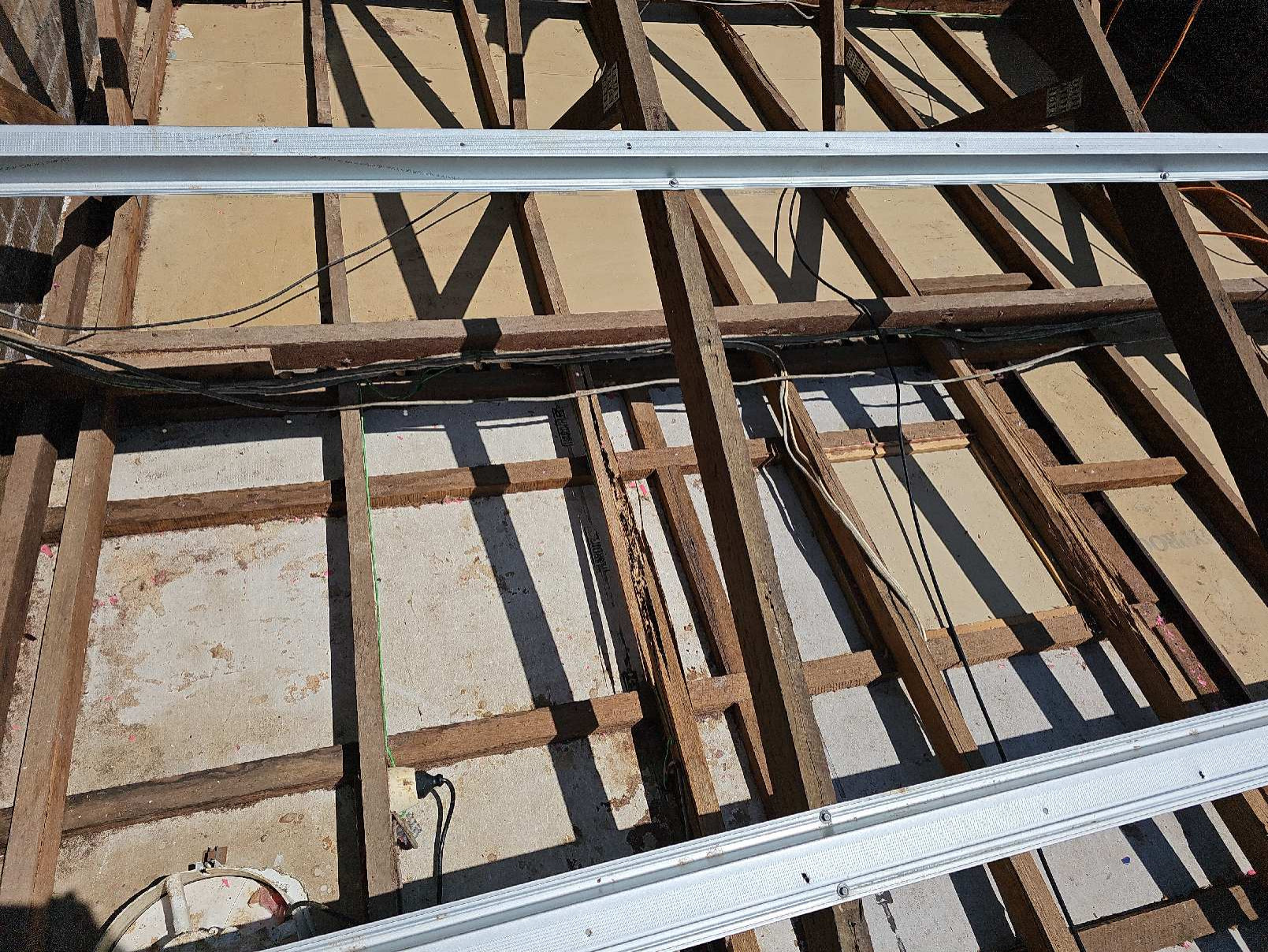 Termite damaged trusses