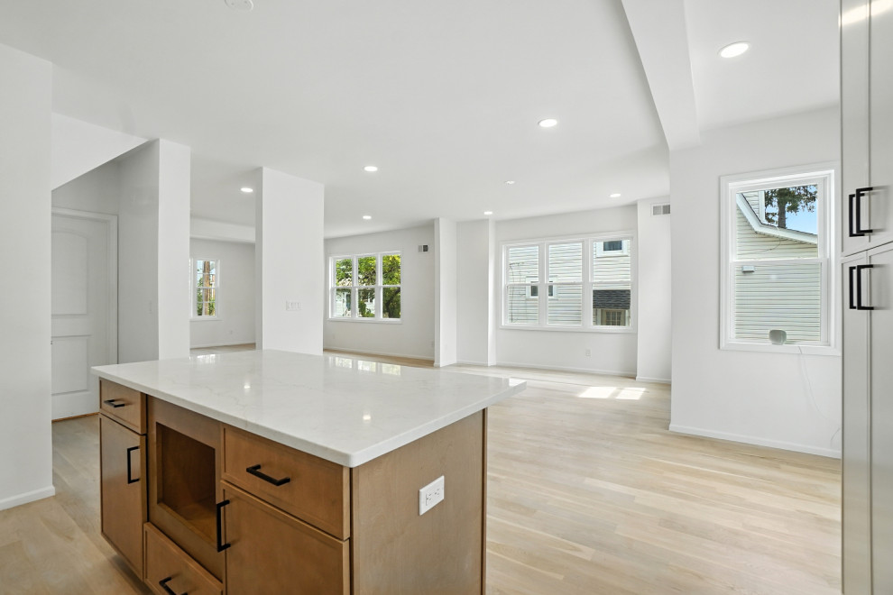 Bright Open Living Area Off the Kitchen
