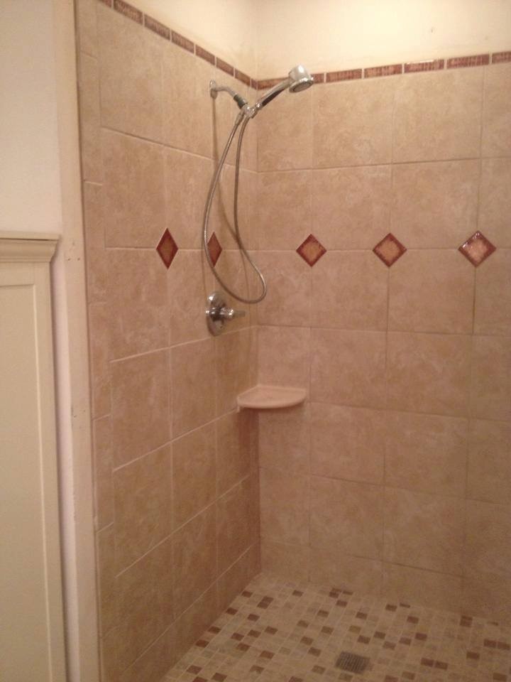 Example of a transitional bathroom design in Atlanta