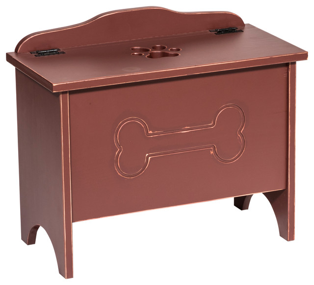 dog toy box with lid