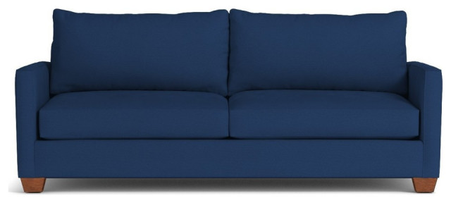 Apt2B Tuxedo Sofa, Cobalt Velvet