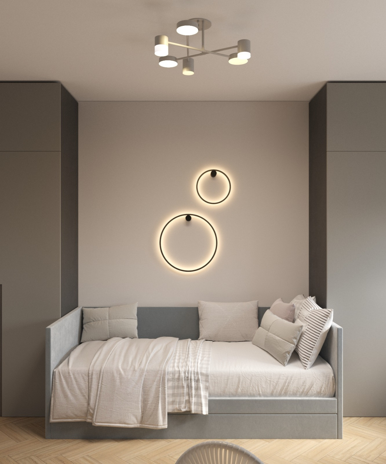 Квартира в современном стиле для супружеской пары