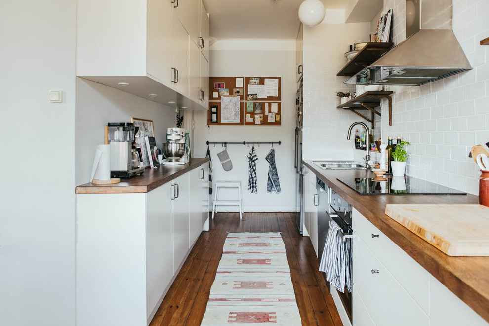 Photo of a scandinavian kitchen in Stockholm.