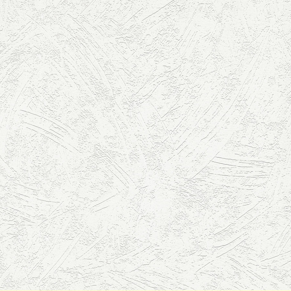 400032818 Netson White Plaster Paintable Wallpaper Expanded Vinyl