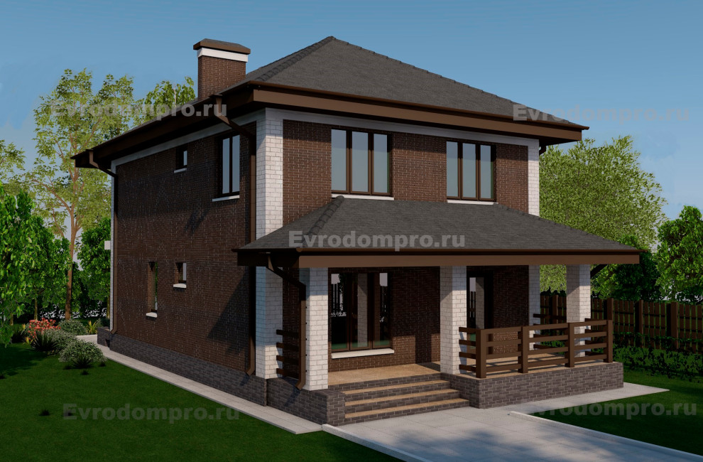 Дом в современном стиле А-14