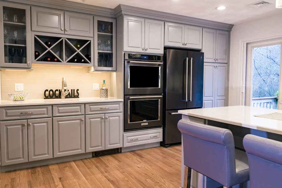 Transitional kitchen photo in Providence