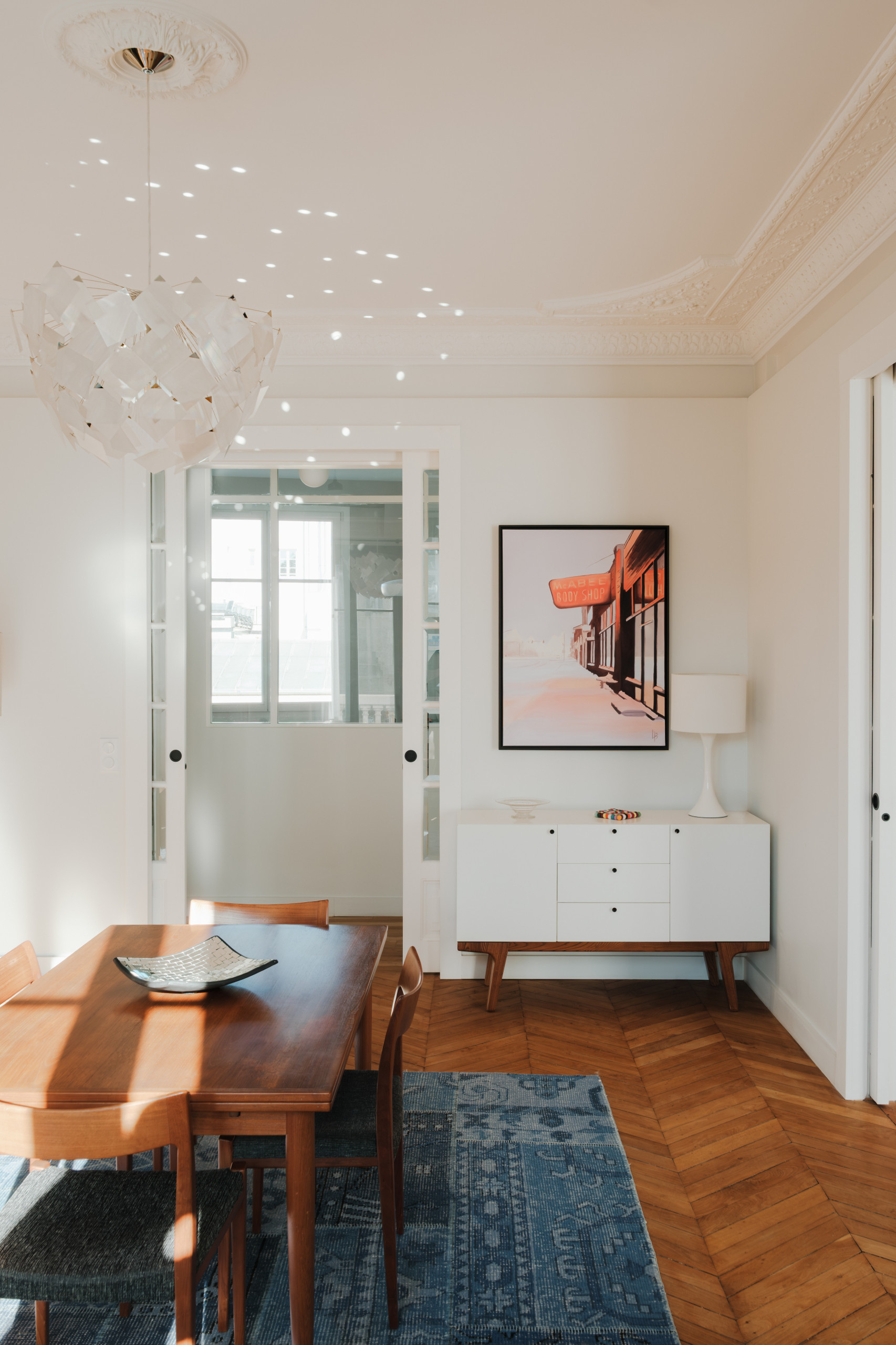 Rénovation d'un appartement "Tocqueville"- 180 m2 familial et contemporain