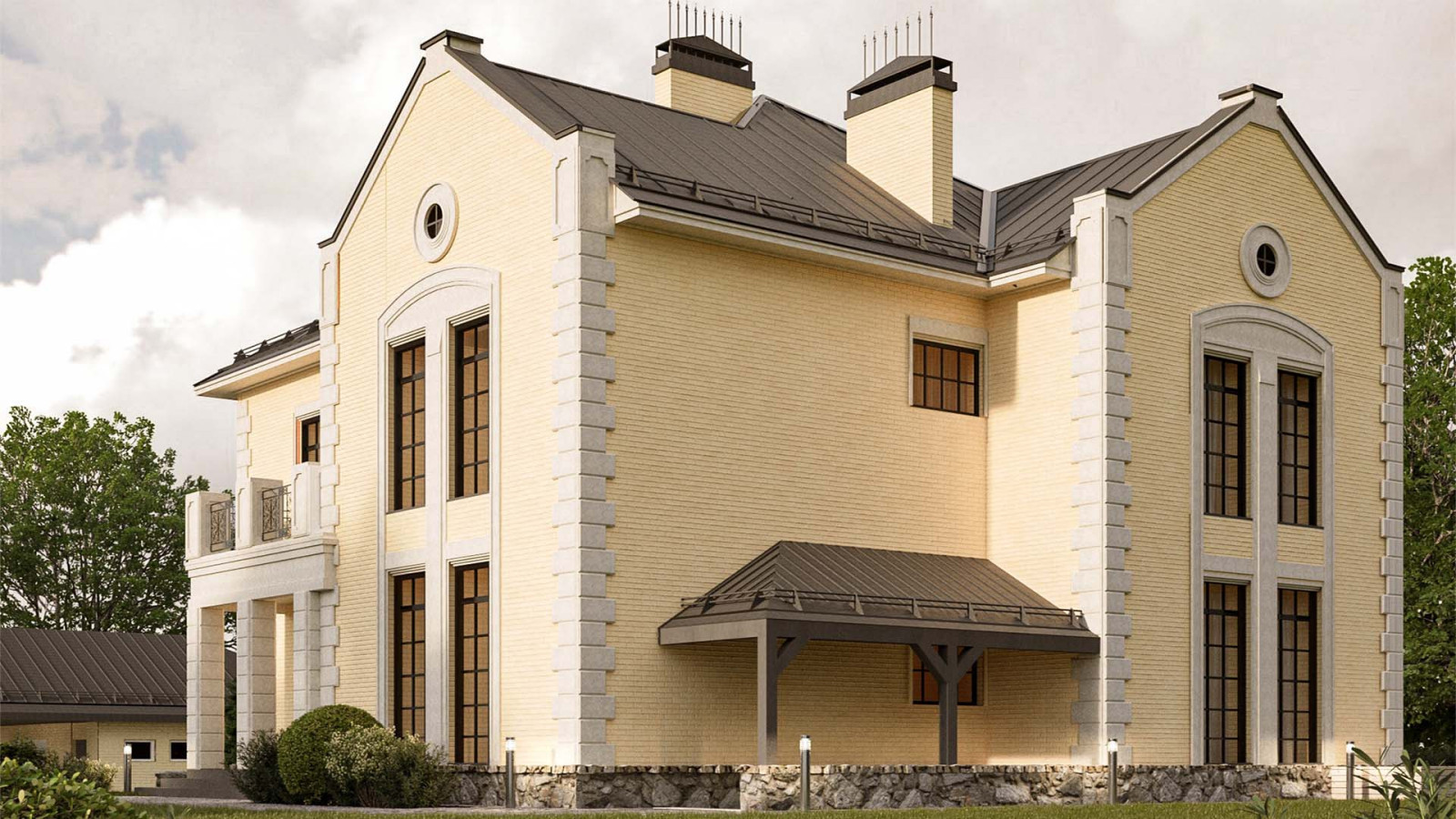 Современный дом в Английском стиле