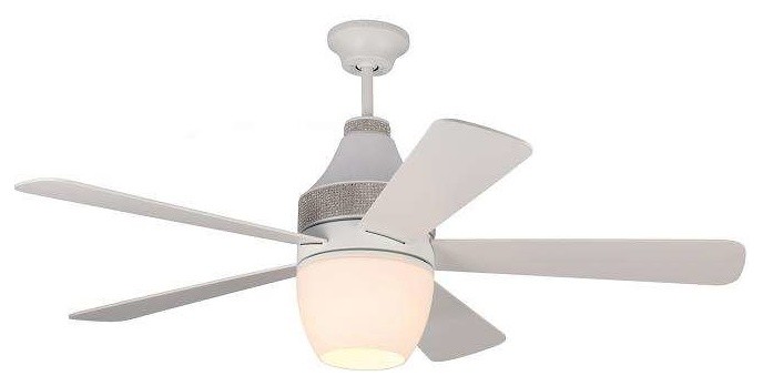 Monte Carlo 5nkr52rzwd 52 Inch Nikki Fan In Matte White