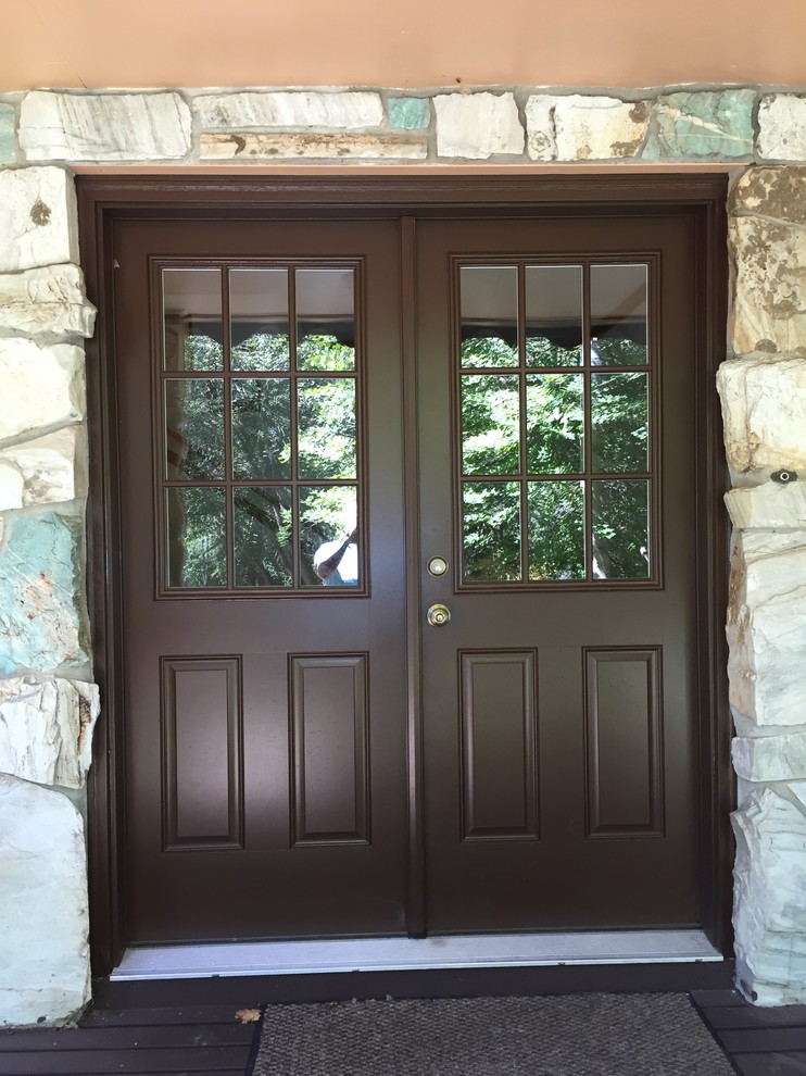 Inspiration for a transitional entryway remodel in Salt Lake City