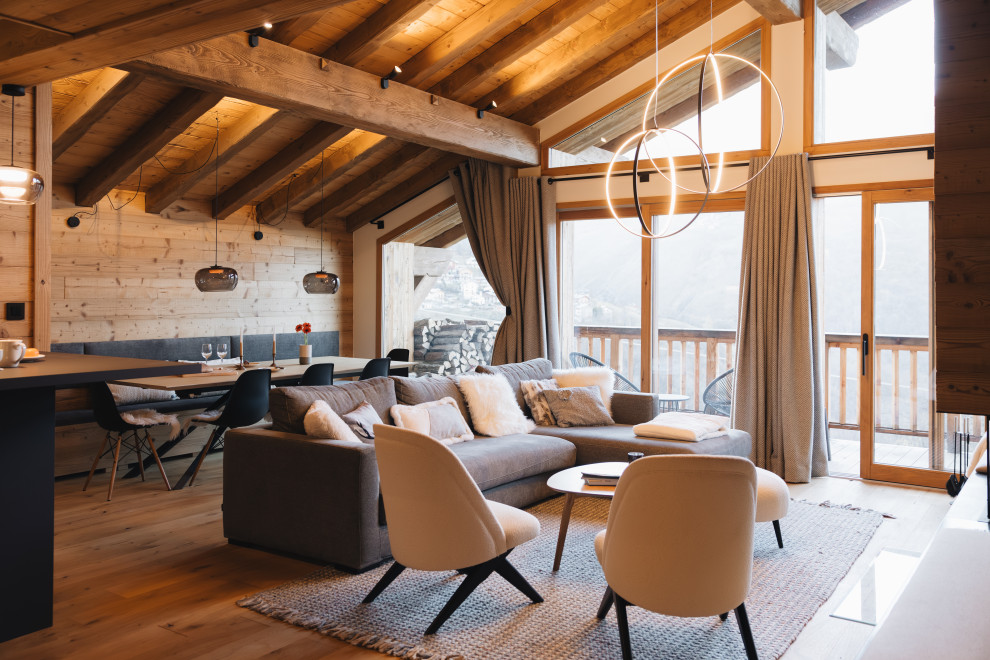 Réalisation d'une maison chalet.