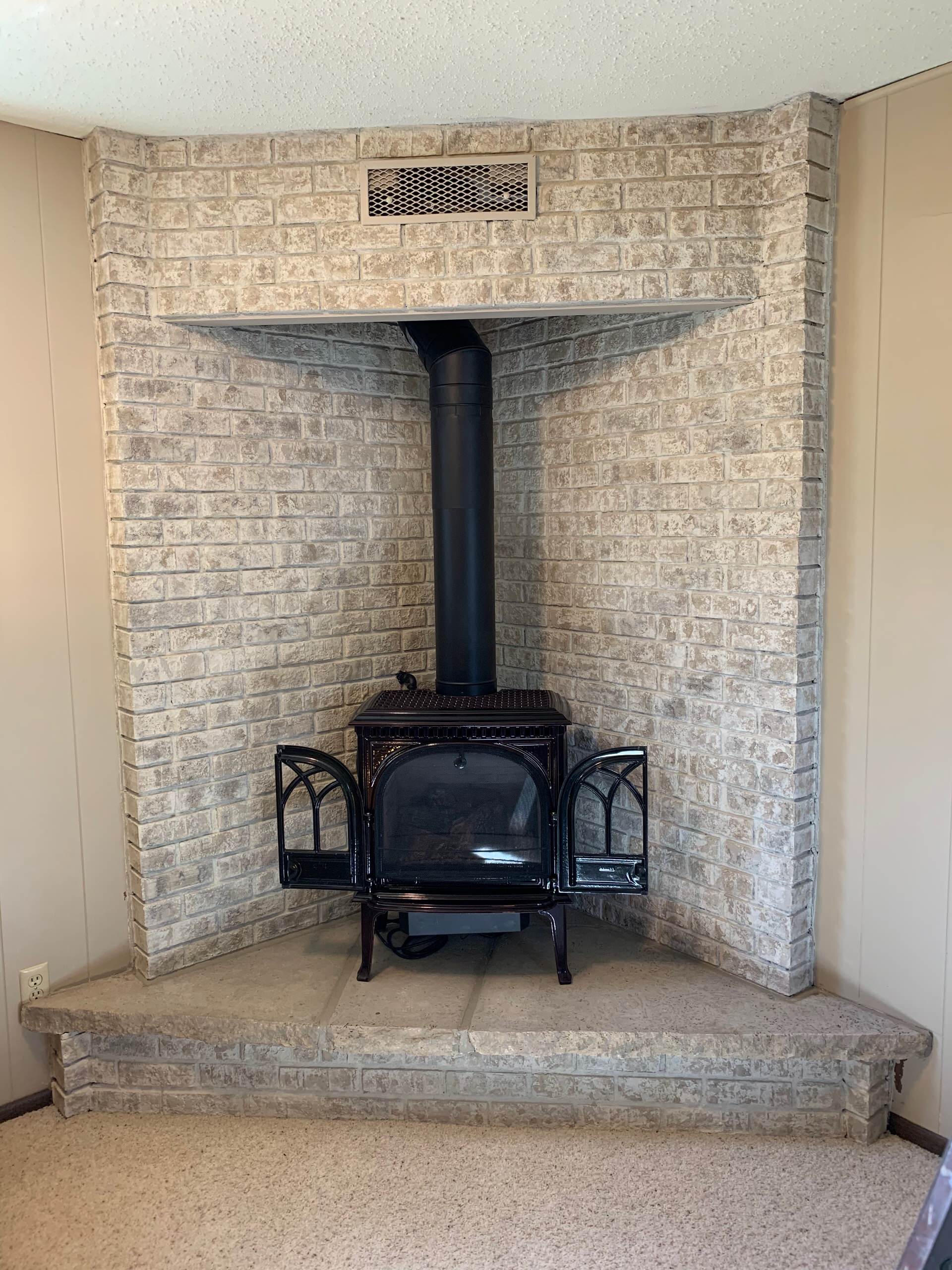 Fireplace Facelift--After