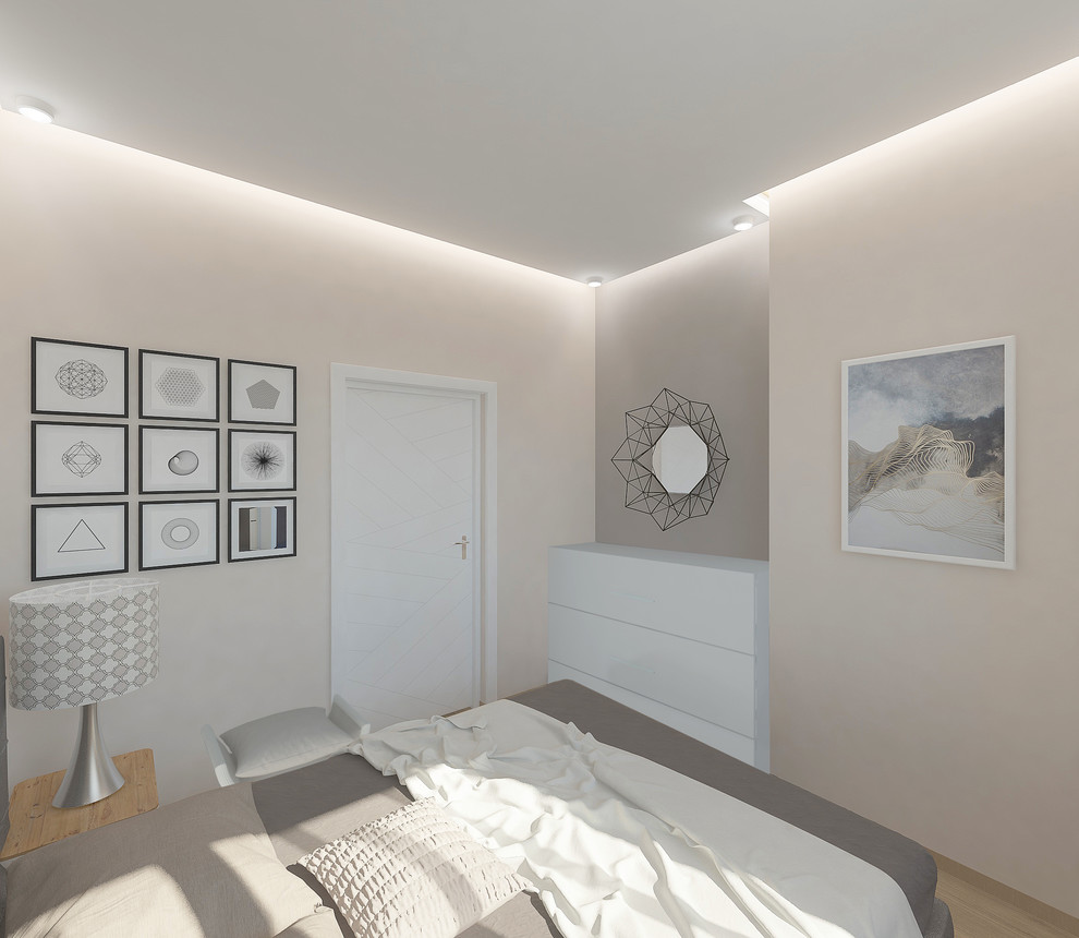 Квартира для семьи из 3-х человек концепция "Мятное печенье"