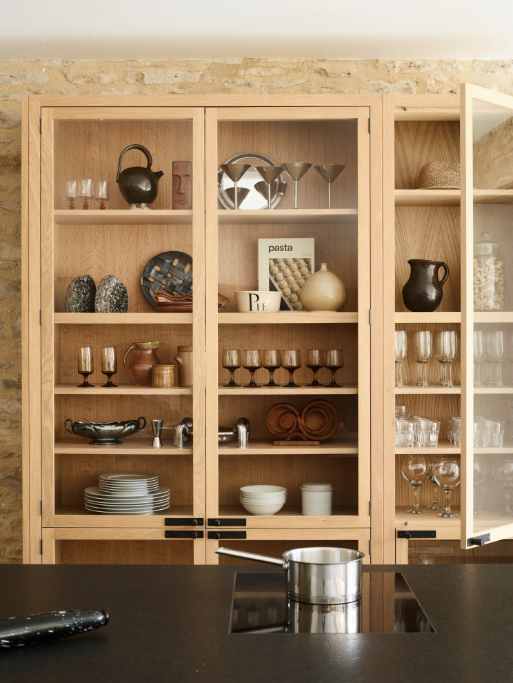 Design ideas for a contemporary kitchen in Gloucestershire.