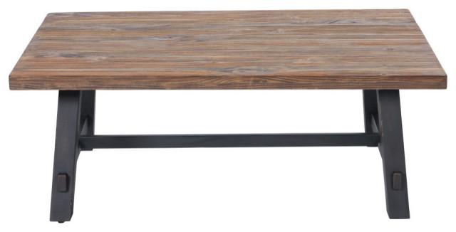 Adam 48"L Solid Wood Coffee Table
