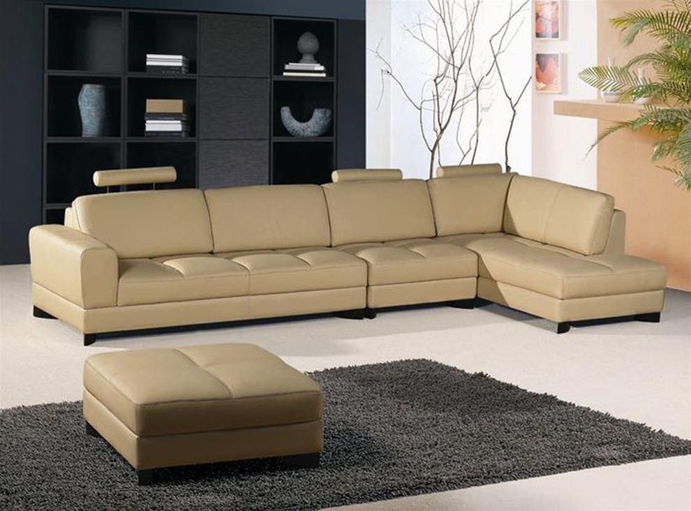 Exclusive Leather Curved Corner Sofa