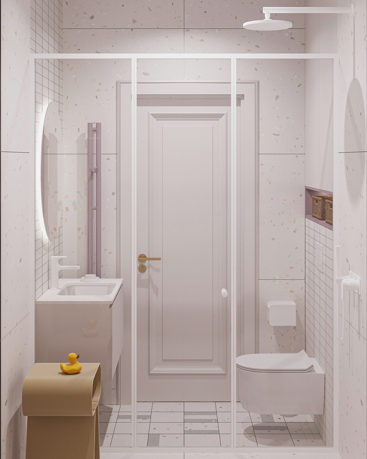 Стильный детский санузел